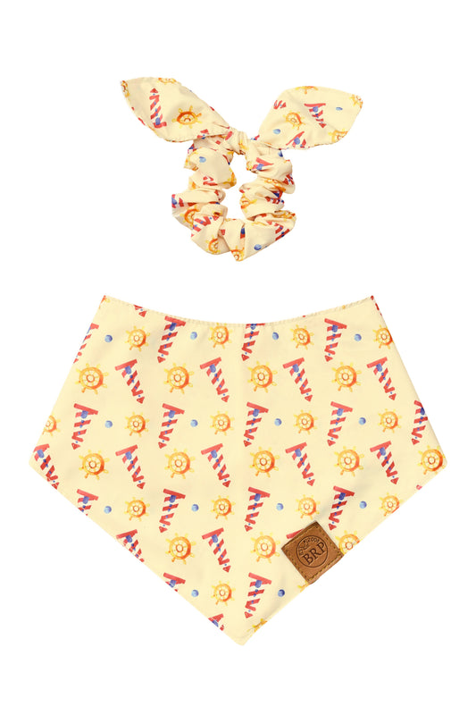 Yellow Pet Bandana
