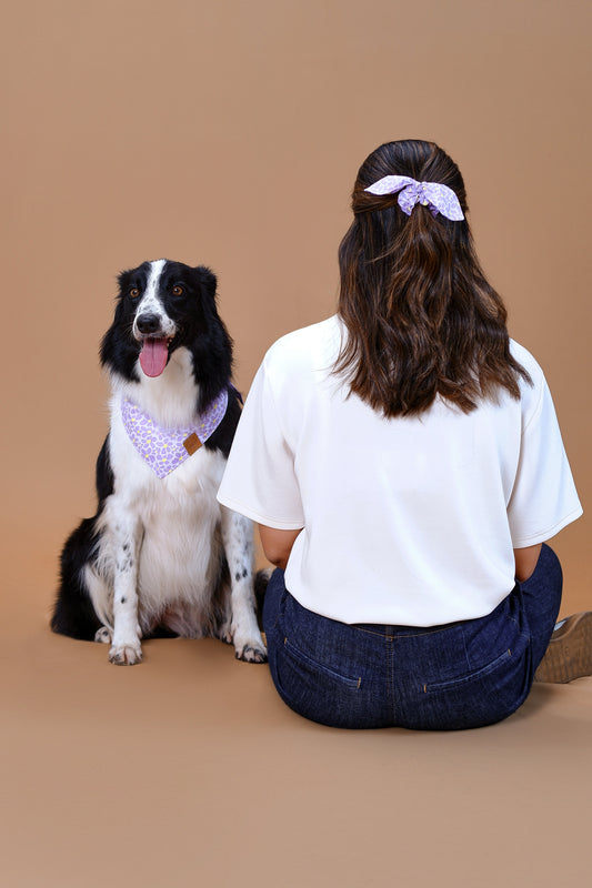 Lilac Pet Bandana
