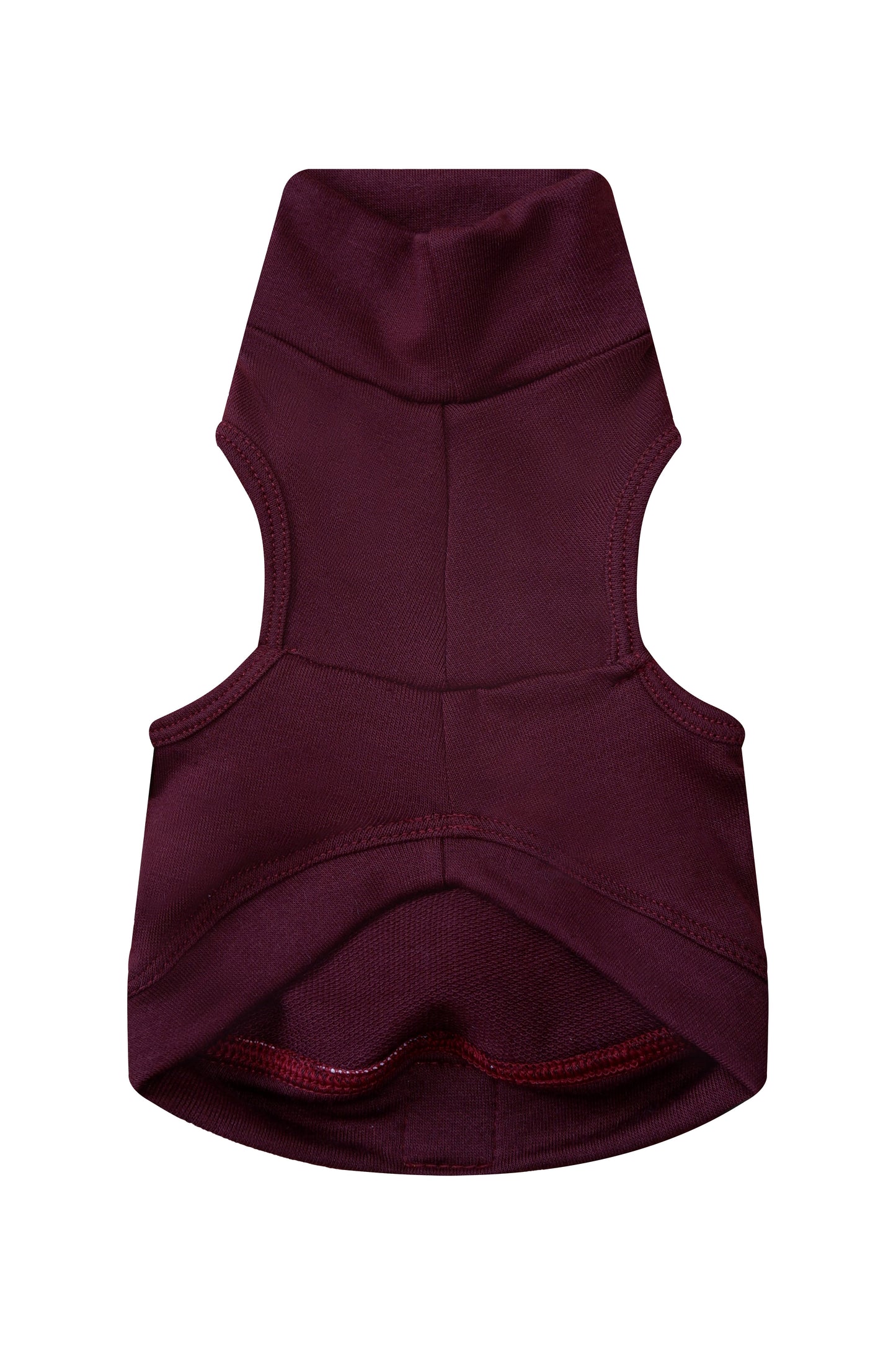 Burgundy Camo Turtleneck